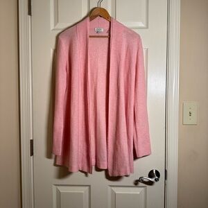 Kinross Light Pink Women's 100% Cashmere Cardigan